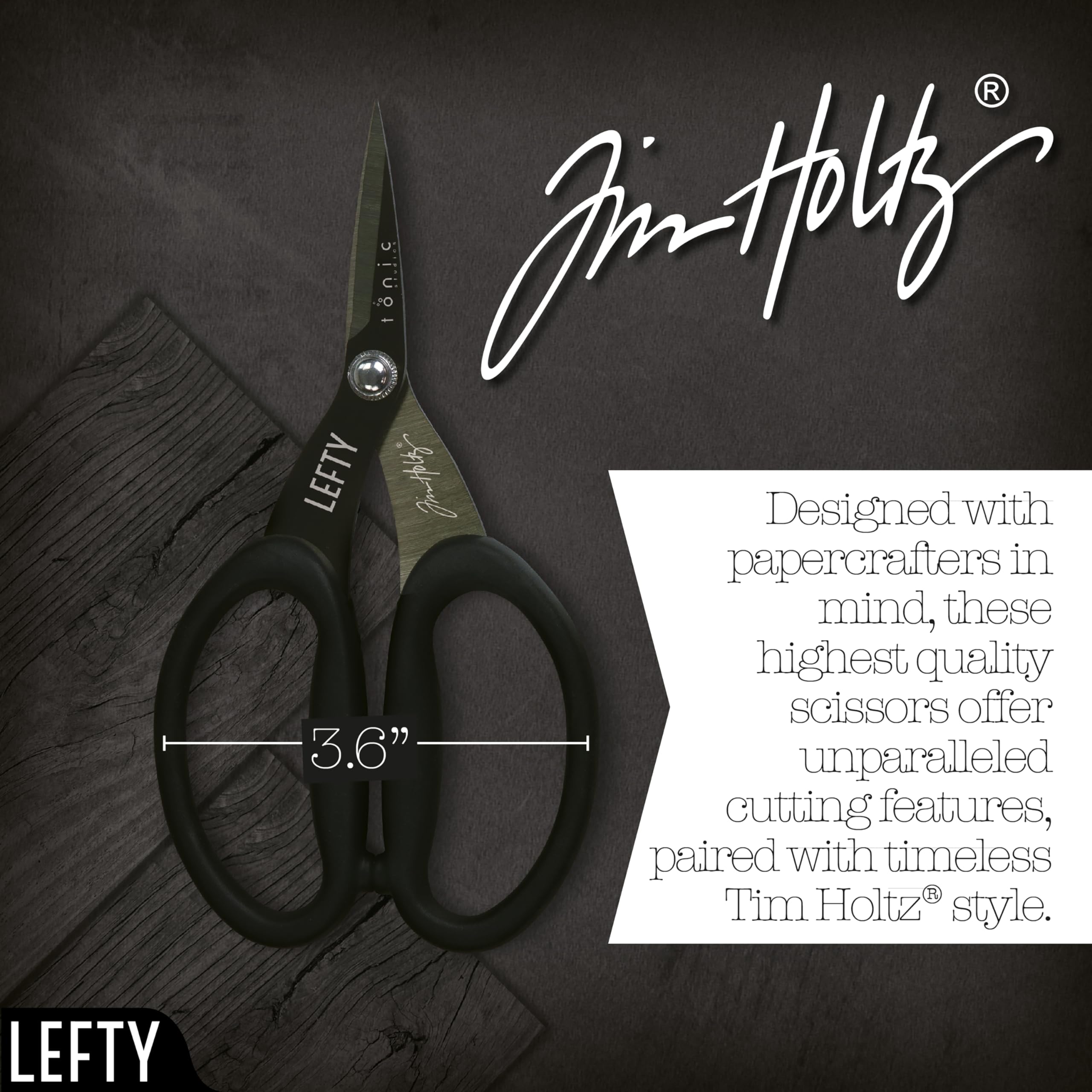 Amazon.co.jp: Tim Holtz Non-Stick Titanium Micro Serrated Scissors